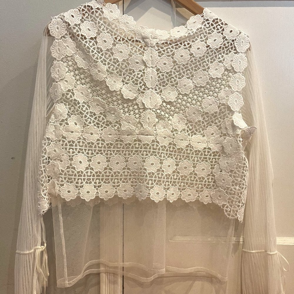 Maje Dentelles Top NWT, Size 2